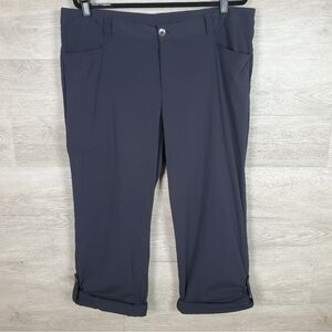 Eddie Bauer Black Roll up Hiking Pants Size 18